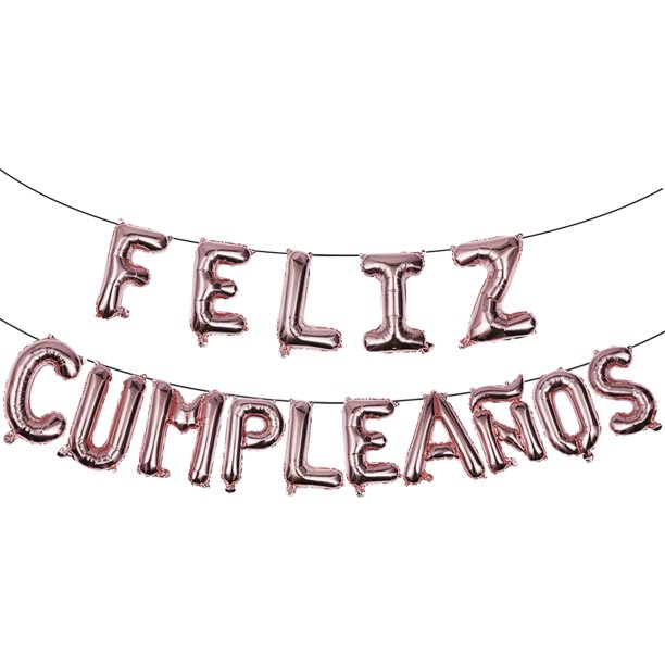 KAKOWELY 1 juego de globos de Feliz Cumpleaños, globos decorativos para fiesta de cumpleaños