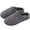 Light Gray, variant on HomeTop Women's Warm Cotton Knit Memory Foam Slippers Soft Yarn House Slippers with Anti Slip Sole