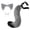 A727 Grey 7.5x6.7x1.2"!, variant on Halloween 3D Cute Animal Tail Pendant Women Holder Pompoms Tail Fashionable Hairy Tail 50Cm Halloween Plush Tail With Plush Ear Headband Event & Party Home Decor