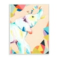 thumbnail image 1 of Stupell Industries Colorful Abstract Elephant Animal Rainbow Drawing Wall Plaque Art by June Erica Vess, 1 of 3