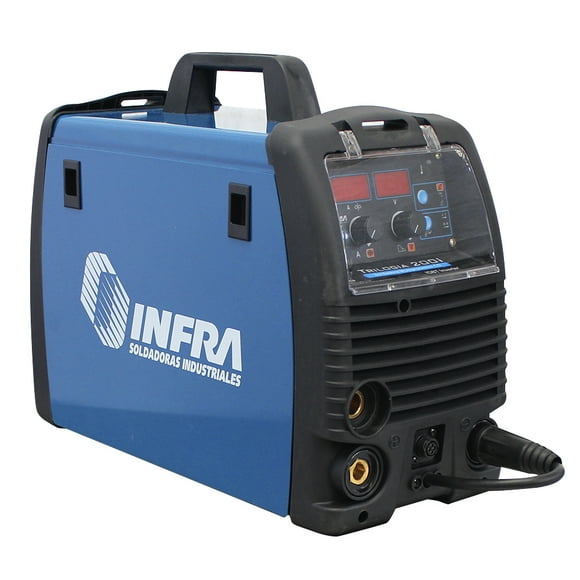 Soldadora Inversora Infra Trilogía 200i Multiprocesos 200a Portátil Ideal Para Electrodos Y Trabajos Pesados Infra Trilogia 200i