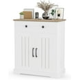 thumbnail image 1 of IDEALHOUSE - Mueble de cocina moderno con espacio de almacenamiento, barra de café con 2 cajones y 2 puertas, aparador de suelo para sala, comedor y baño., 1 of 7