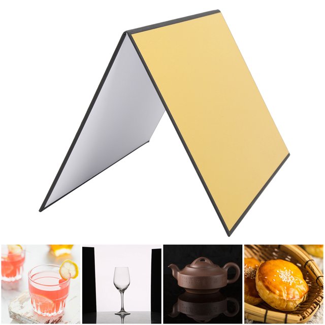 Cardboard de Fotografía Reflector de Luz, Cartón de Fotografía respetuosa con el medio ambiente espesada 3 en 1 Coloros para fotografías de productos alimios