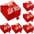 thumbnail image 4 of KAKOWELY wedding gift box 20 Pcs Exquisite Packing Gift Box Red Gift Candy Case Portable Wedding Candy Box3.19"X3.19"X1.97", 4 of 4