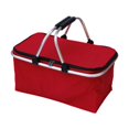 thumbnail image 1 of Cesta de picnic de aislamiento Cesta de comestibles Bolsa de comestibles portátiles portátiles plegables para bocadillos de mochilas de pesca de viaje Rojo, 1 of 8