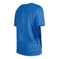 thumbnail image 3 of Men's New Era Royal Chicago Cubs Throwback Pinstripe T-Shirt, 3 of 5