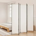 thumbnail image 1 of vidaXL 5-Panel Room Divider White 250x220 cm Fabric, 1 of 5