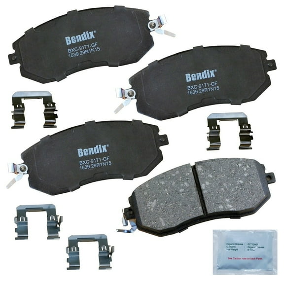 Bendix Brakes Disc Brake Pad Set Fits select: 2016,2018 SUBARU FORESTER