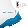 thumbnail image 3 of ROCKROOSTER Porter Men's Composite Toe Puncture Resistant EH Safety PU Waterproof Put On Rain Boots for Adult WS701WC White US 12, 3 of 8