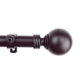 thumbnail image 2 of Rod Desyne Globe Window Curtain Rod Set, 120-170 inch, Mahogany - 100-01-996, 2 of 2