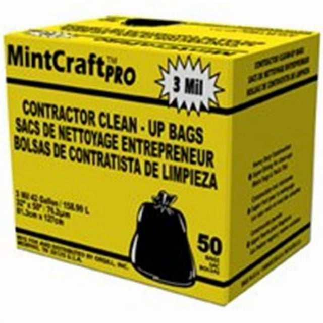 PRIMROSE PLASTICS 78026 Sac de Chantier, 3 Mil 50 Unités