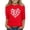 White, variant on CCRFTGI Valentine's Day 3/4 Length Sleeve Girls Tops Size 7 Funny Love Heart Print T Shirts Trendy Crewneck Shirts Soft Fall Winter Tween Girls Clothes Watermelon Red 9-10Y
