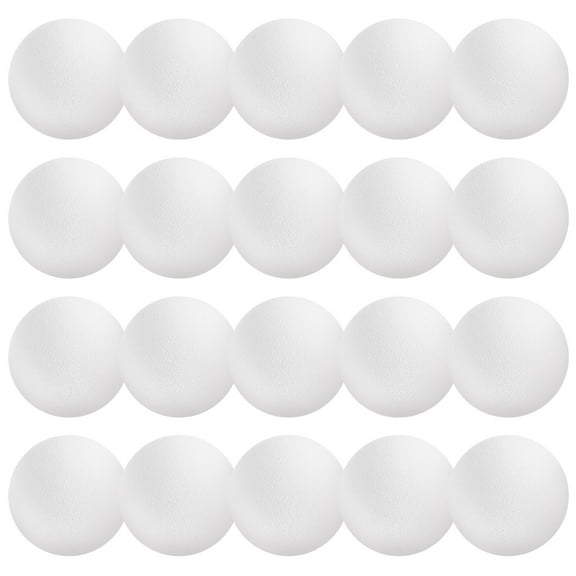 MLINS 20pcs White EVA Practice Golf Balls for Indoor Use Quiet Design MultiFunction Training Balls