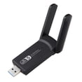 thumbnail image 1 of Methold Adaptador de doble banda de 2,4 GHz, receptor de antena de alta ganancia, convertidor de PC de sobremesa, portátil, inalámbrico, USB, Cables de computadora, 1 of 6