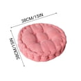 thumbnail image 3 of Cojín de Grano de Maíz - Cojín Grueso Hecho A Mano para Asiento de Suelo de Pana, Rosa MNFD, 3 of 6