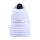 thumbnail image 4 of Tenis escolar Audaz para niño de corte piel blanco Mulán con ajuste agujetas, 4 of 6