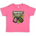 thumbnail image 3 of Inktastic Proud Military Daughter Soldier Hero Girls Toddler T-Shirt, 3 of 5