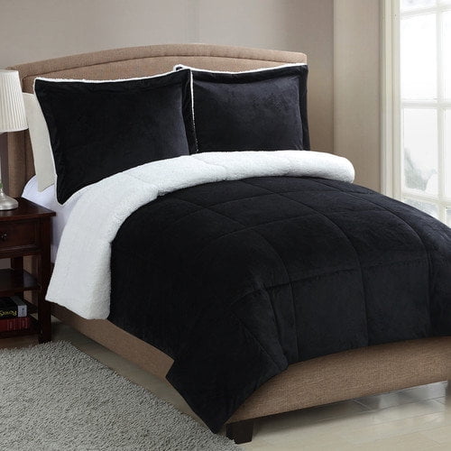 Victoria Classics Micro Mink Sherpa 3 Piece Comforter Set