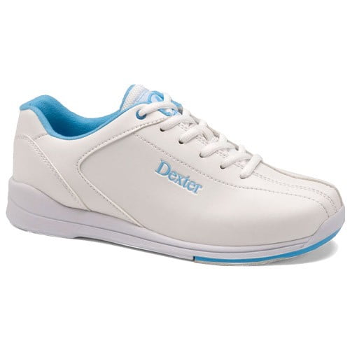Dexter Raquel IV White/Blue Women's Bowling Shoes, Size 8