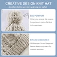 thumbnail image 3 of Whiteleopard Women's Winter Beanie Warm Lining - Thick Slouchy Cable Knit Skull Hat Ski Cap, 3 of 7