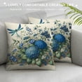 thumbnail image 3 of YANMS Blue Hydrangea Throw Pillow Covers Art Floral Summer Decorative Pillowcase Modern Art Home Decor Sofa Cushions Pillow Outdoor Pillow Cover for Bed Living Room, 3 of 5