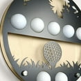 thumbnail image 6 of funtasica Golf Ball Display Case Golf Ball Holder Display Sturdy Simple Iron Artwork Ornament Collectible Metal Silhouette Wall Mounted, 6 of 8
