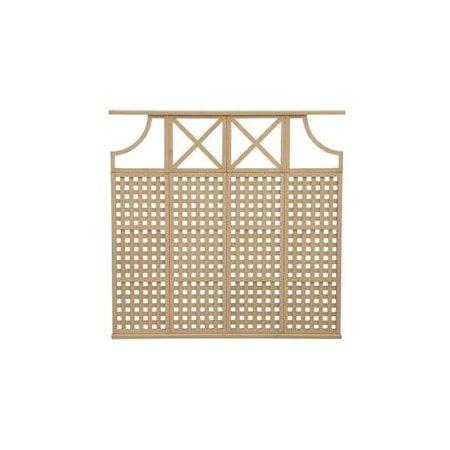Yardistry 4 High Privacy Lattice X Arch Panel