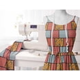 thumbnail image 6 of Soimoi Pure Silk Orange Fabric By the Yard - 42 Inch Wide - Patchwork Patchwork Theme Geometric Material - Artistic and Modern Patterns for Various Uses Printed Fabric, 6 of 6