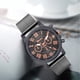 thumbnail image 4 of Reloj de cuarzo para mujer, relojes para mujer, reloj de cuarzo, esfera de acero inoxidable, reloj de pulsera informal, reloj de cuarzo, 4 of 5