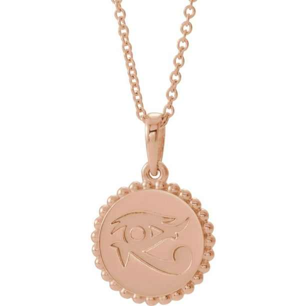 Jewels By Lux Jewels By Lux 14K Rose Gold Polished Eye of Horus