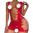 thumbnail image 3 of Gibobby Conjunto de lencería Sexy de Colegiala, Pijamas Caseros Sexy para Mujer, Ropa de Encaje Regalo de Aniversario(Rojo, Talla única), 3 of 5