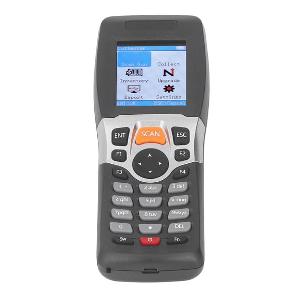 Bar Code Reader, Inventory Scanner Multiple Functions 2.2 Inch TFT Color LCD Portable for Express Delivery