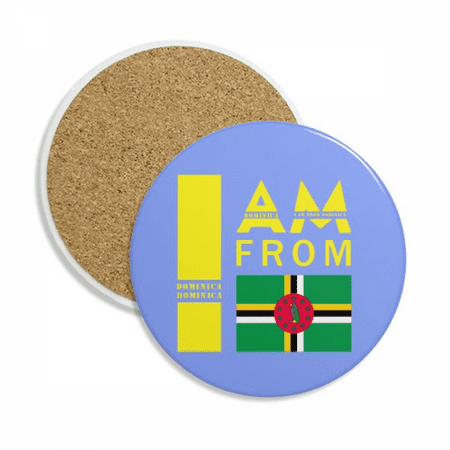 

I Am From Donica Art Deco Fashion Coaster Cup Mug Tabletop Protection Absorbent Stone