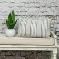 thumbnail image 6 of Oatmeal Stripe Weave Lumbar Throw Pillow, 6 of 6
