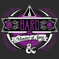 thumbnail image 2 of Women's Dungeons & Dragons Bard Master of Song  Graphic Tee Black Small, 2 of 4