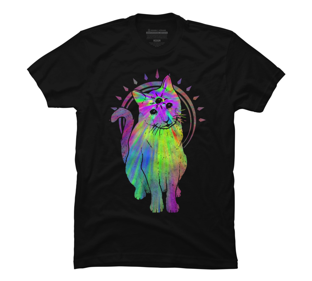 trippy cat shirt