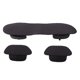 thumbnail image 5 of Cojines y fundas universales de lino transpirables para asientos de coche Oro negro, 5 of 9