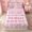 Pink 02, variant on Erosebridal Cartoon Cute Frog Bow Zipper Twin Comforter Sets with Fitted Sheet and 2 Pillowcases for Girls, Green Kawaii Ribbon Zipper Bedding Set, Pink Reversible, 4-Piece