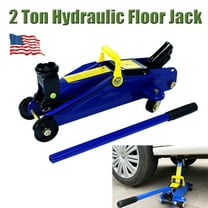 Dayplus Heavy Duty 2Ton Hydraulic Floor Jack For Car Van SUV Lift Trolley Jack W/ Case