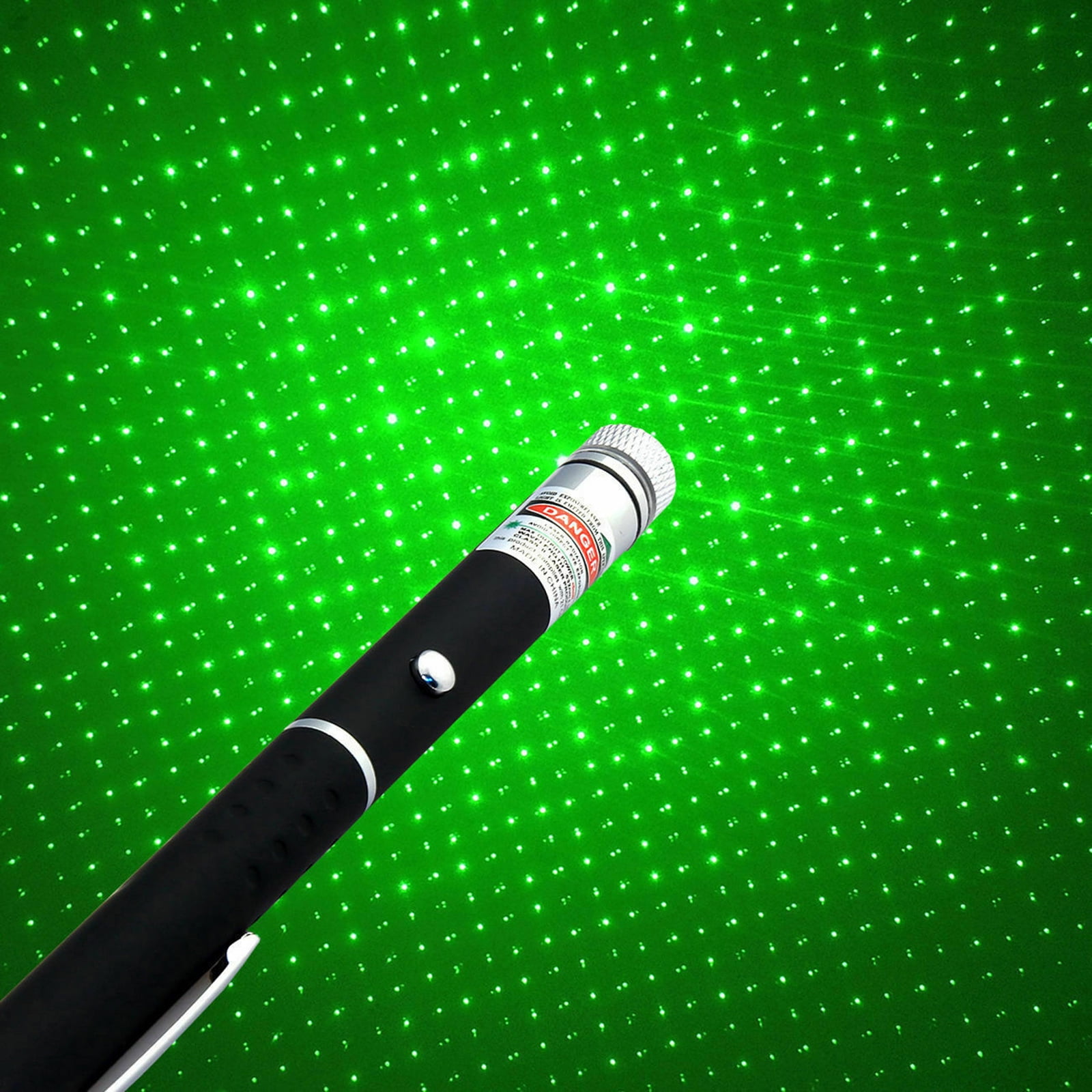 10PACK 532nm Green 2in1 Laser Pointer Pen Visible Beam Light Lazer for Pets Cat Dog Toys(Not Include Battery)