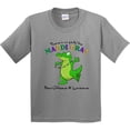 thumbnail image 3 of Inktastic There's No Party Like Mardi Gras-alligator Youth T-Shirt, 3 of 5