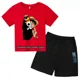thumbnail image 3 of 2024 nueva camiseta Super Sonic, pantalones cortos, conjunto de dos piezas, conjuntos de ropa para niños, niños, niñas, camisetas, camiseta Sonic, pantalones, traje, 3 of 5