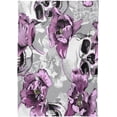 thumbnail image 2 of Coolnut Halloween Violet Tulips Skulls Rectangle Tablecloth 60x60In,Dinner Table Cover for Outdoor & Indoor Patio, Picnic, BBQ, Holiday Party Halloween Decoration, 2 of 7
