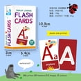 thumbnail image 3 of Ganfancp Ortografía Letra Caso Tarjeta Niños Educación Temprana Padres-Hijos Enseñanza Juguetes Ofertas Flash Liquidación 1 X Juguetes de Palabras para Deletrear (Tarjetas 4 En 1 (58)), 3 of 7