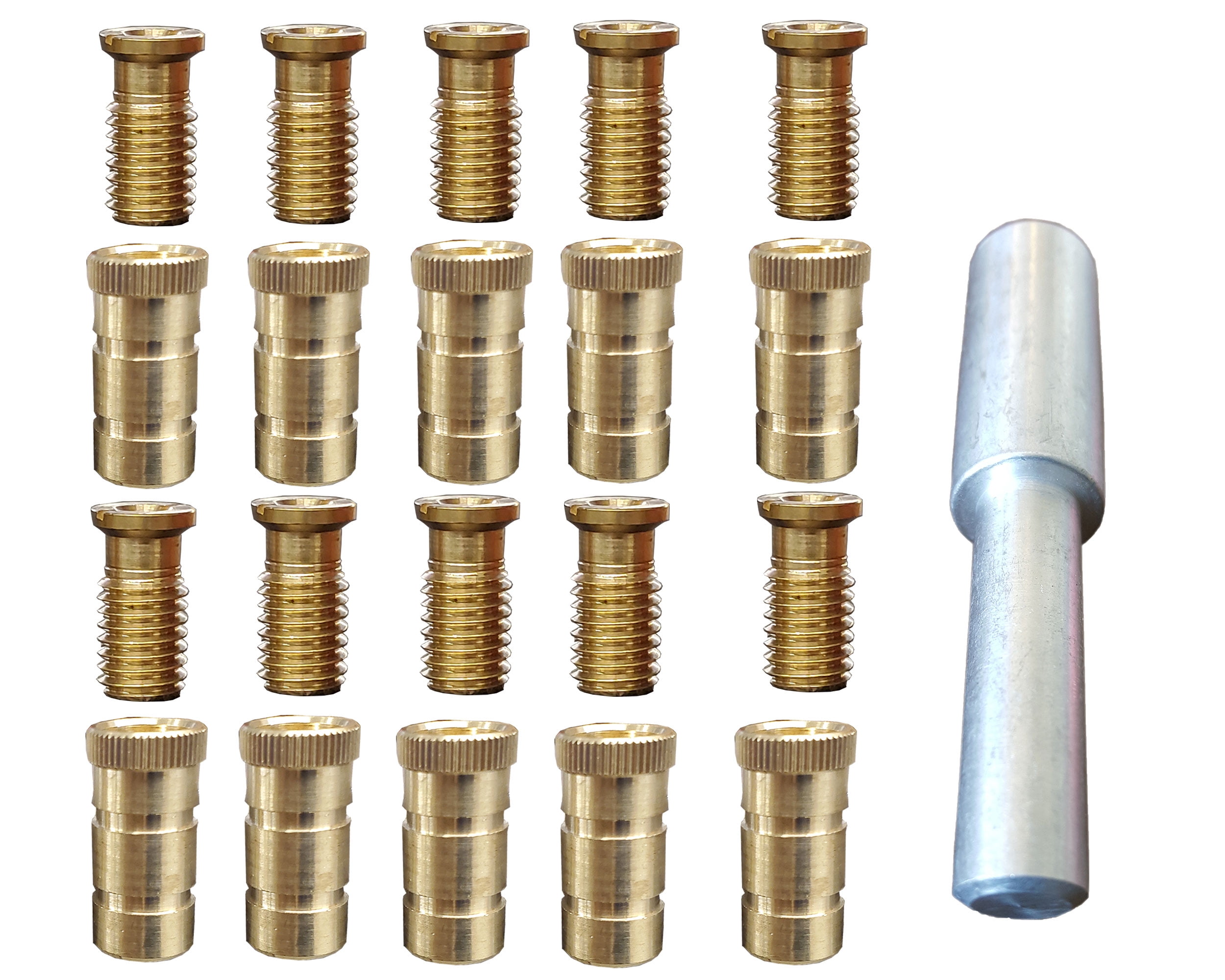 10 Pack Pool Cover Brass Anchors for inground Pools 5/8" Anchor. Fits