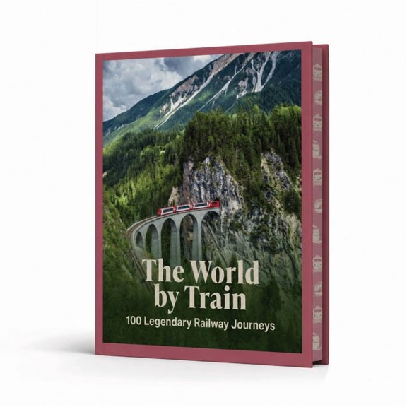 Inspirational Rough Guides The World by Train: 100 Legendary Railway Journeys, (Hardcover)