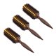 thumbnail image 1 of 3X Peine de Sarga Recta para El Cabello, Cepillo de Cerdas de Jabalí Natural, Cepillo Redondo, Rizador de Soplado, 1 of 6