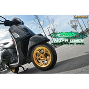 MOS Forged Aluminum Alloy Wheels Rims for Vespa GTS 300 NON-ABS Gold Color