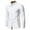 White, variant on Dgankt Men's Shirts Casual Patchwork Button Long Sleeve Turndown Collar Blouse Shirt,Size S-2XL
