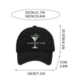 thumbnail image 3 of St. Patrick's Day Hat Adjustable Embroidered Trucker Cap A Tini Bit Irish Wineglass Shamrock Graphic Baseball Hat Unisex, 3 of 5